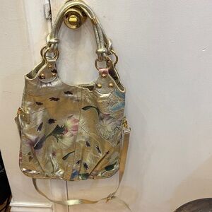 Floral Gold Women's Bag